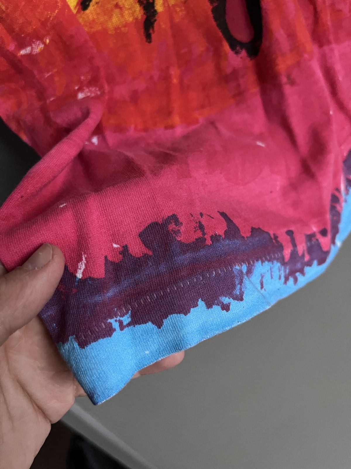 The Rolling Stones × Vintage The Rolling Stones Vintage Single Stitch Tie Dye T-shirt Size US L / EU 52-54 / 3 - 9 Thumbnail