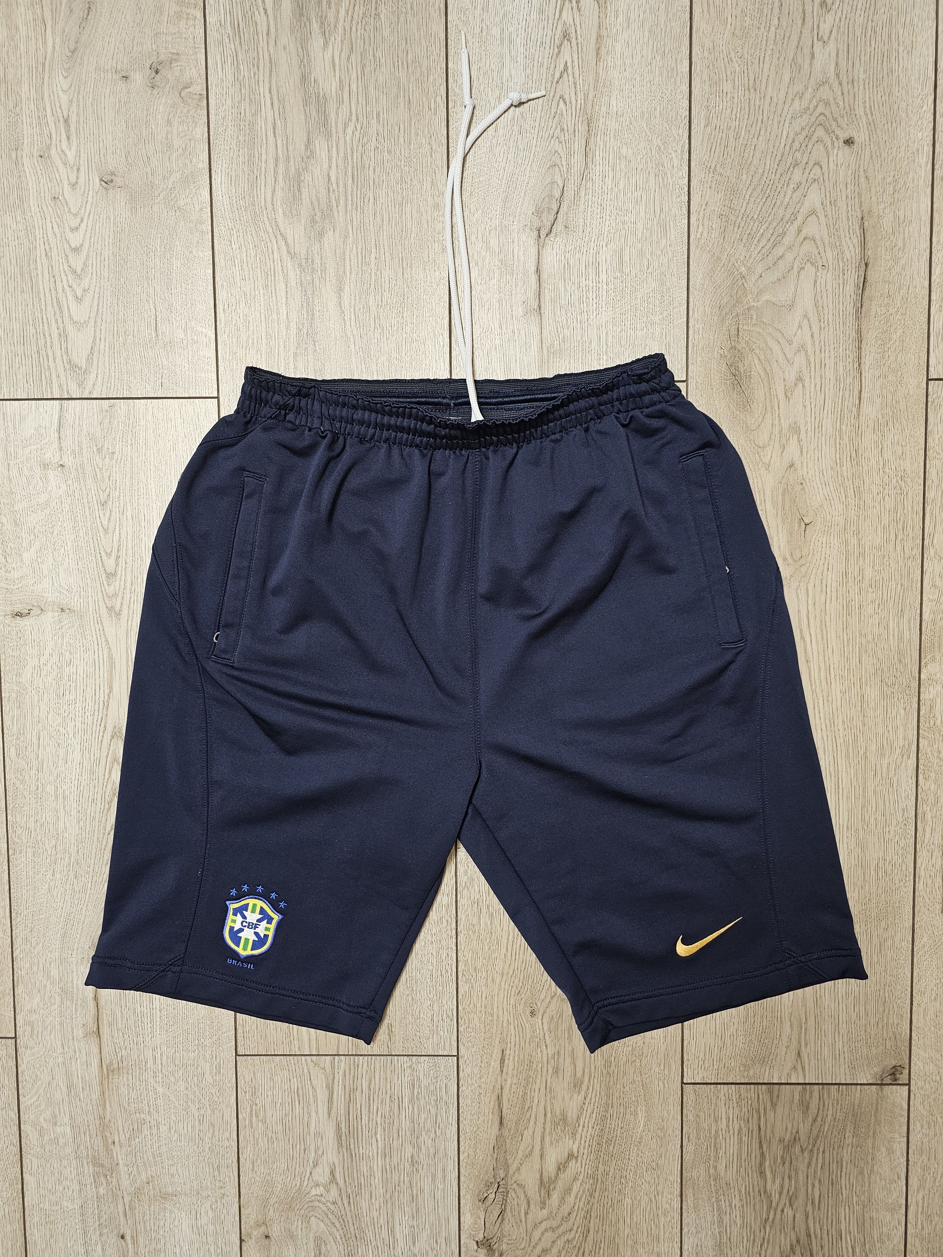 BRAZIL 2004 2006 TRAINING VINTAGE FOOTBALL SOCCER SHORTS