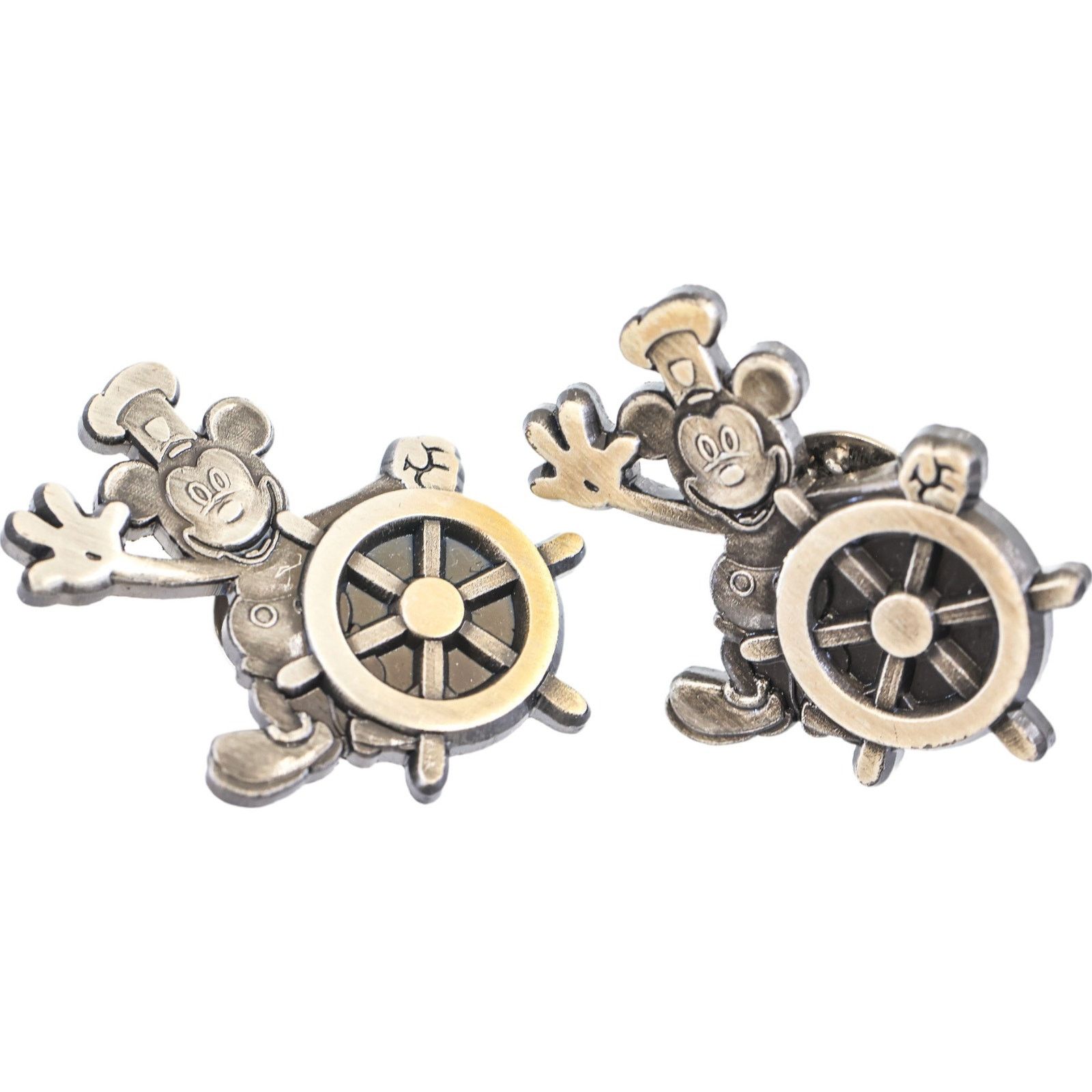 Disney Disney Cruise Line Steamboat Willie Mickey Pin 2000 Set of 2 Size ONE SIZE - 1 Thumbnail