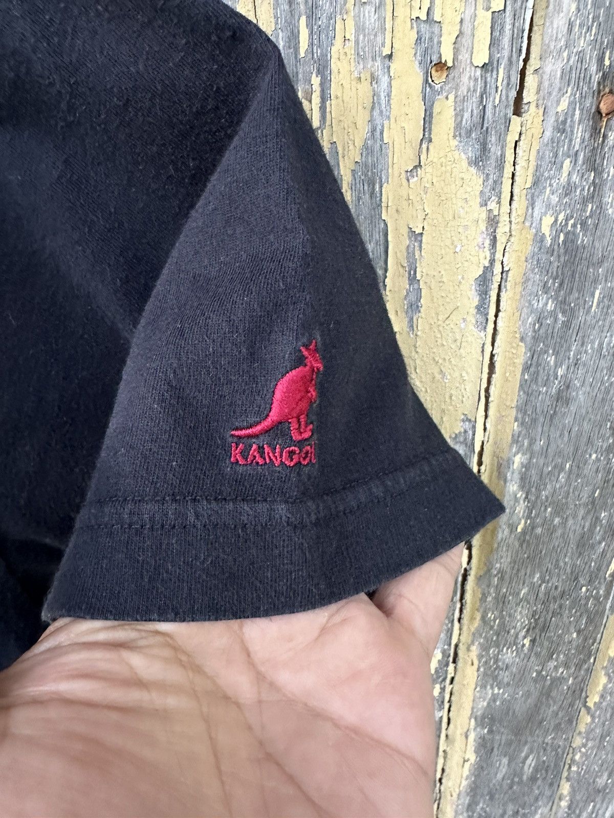 Kangol × Vintage Vintage Kangol Big Logo Crop Shirt A426 Size US S / EU 44-46 / 1 - 7 Thumbnail