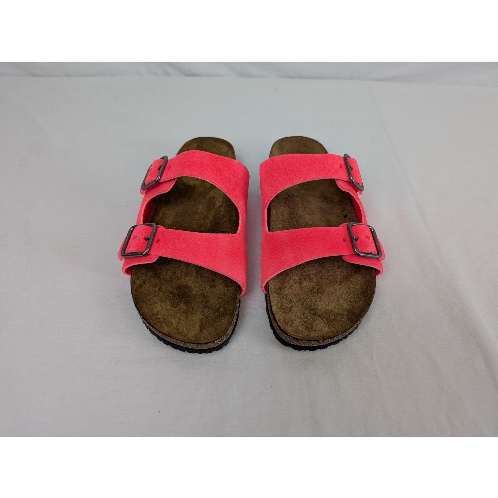Saint Laurent Paris o1rshd1 Q:2 / Jimmy Double Buckle Slide Slipper Pink/Brown Size US 11 / EU 44 - 9 Thumbnail