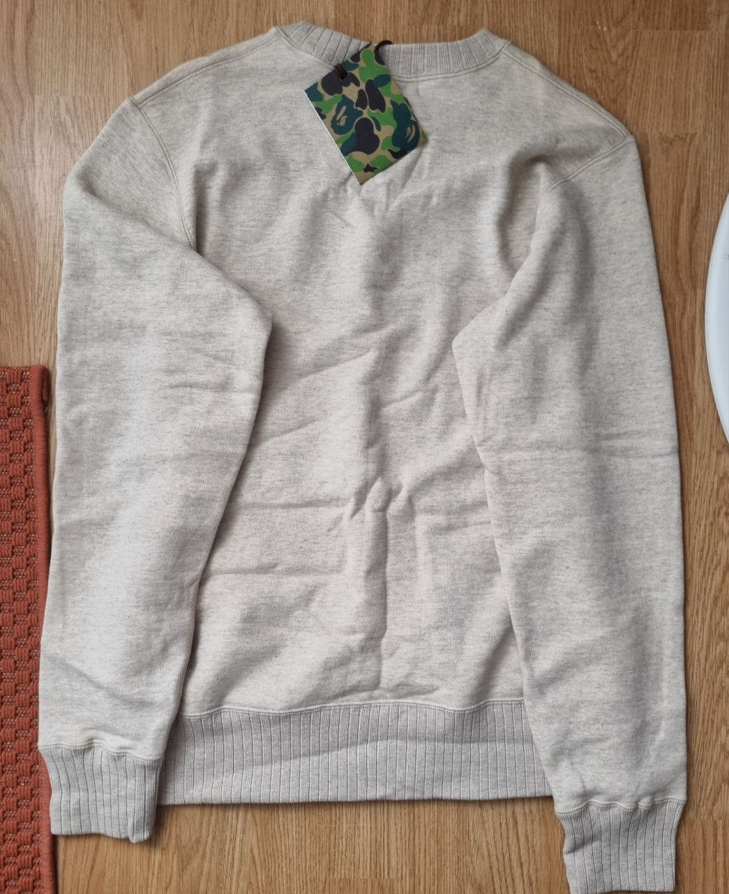 Bape BAPE College Crewneck Ivory Size US M / EU 48-50 / 2 - 2 Thumbnail