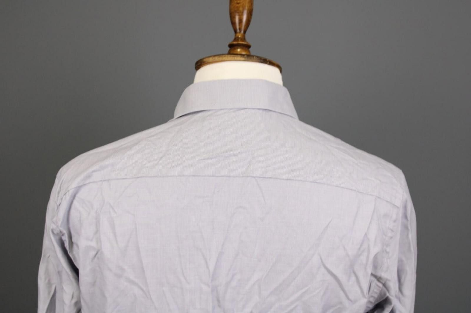 Eton Eton Slim Fit Blue Luxury Dress Shirt Size 43 / 17 / XL Size US M / EU 48-50 / 2 - 6 Thumbnail