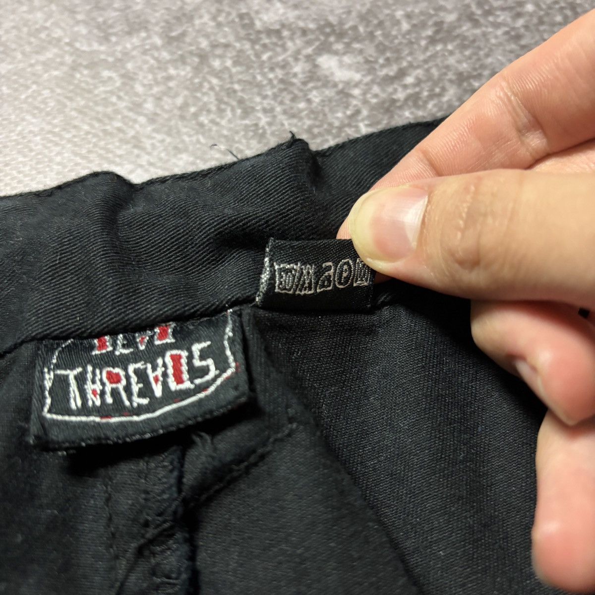 Japanese Brand Y2K tripp nyc type shorts avant garde gothic if six was nine Size US 31 - 8 Thumbnail