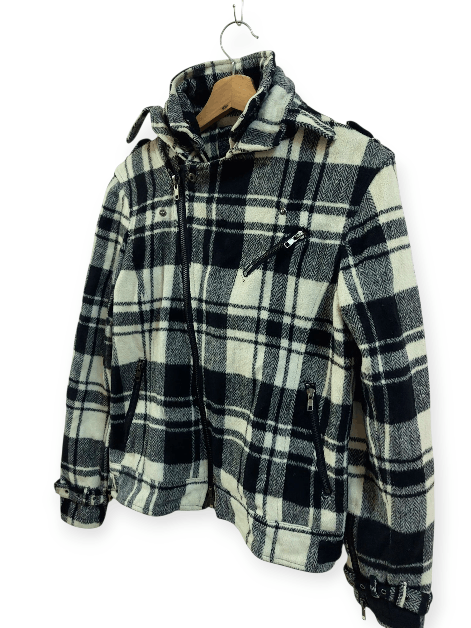Designer Xfrm Multi Zipped Nova Check Jacket Size US M / EU 48-50 / 2 - 3 Thumbnail