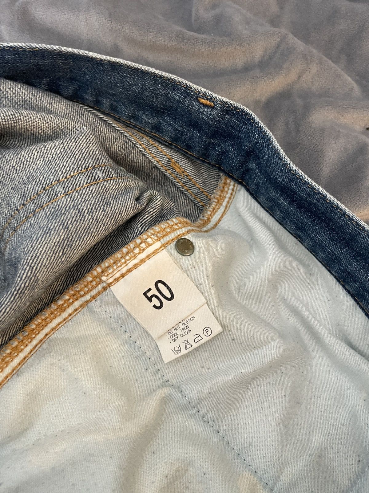 Robert Geller Distressed torn Cropped Jeans Size US 34 / EU 50 - 10 Thumbnail