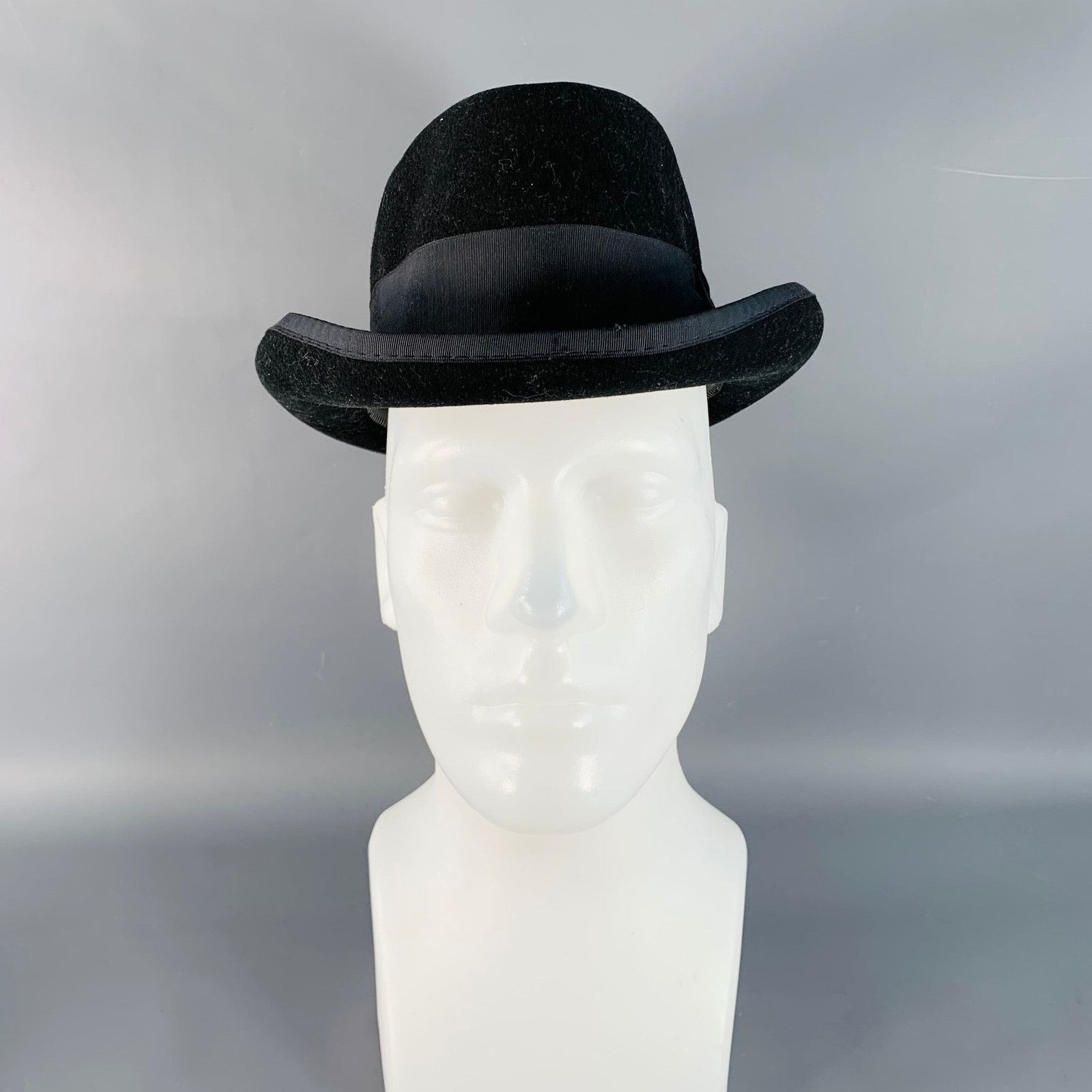 Other DORFMAN PACIFIC Vintage Black Wool Felt Fedora Hat Size ONE SIZE - 3 Thumbnail