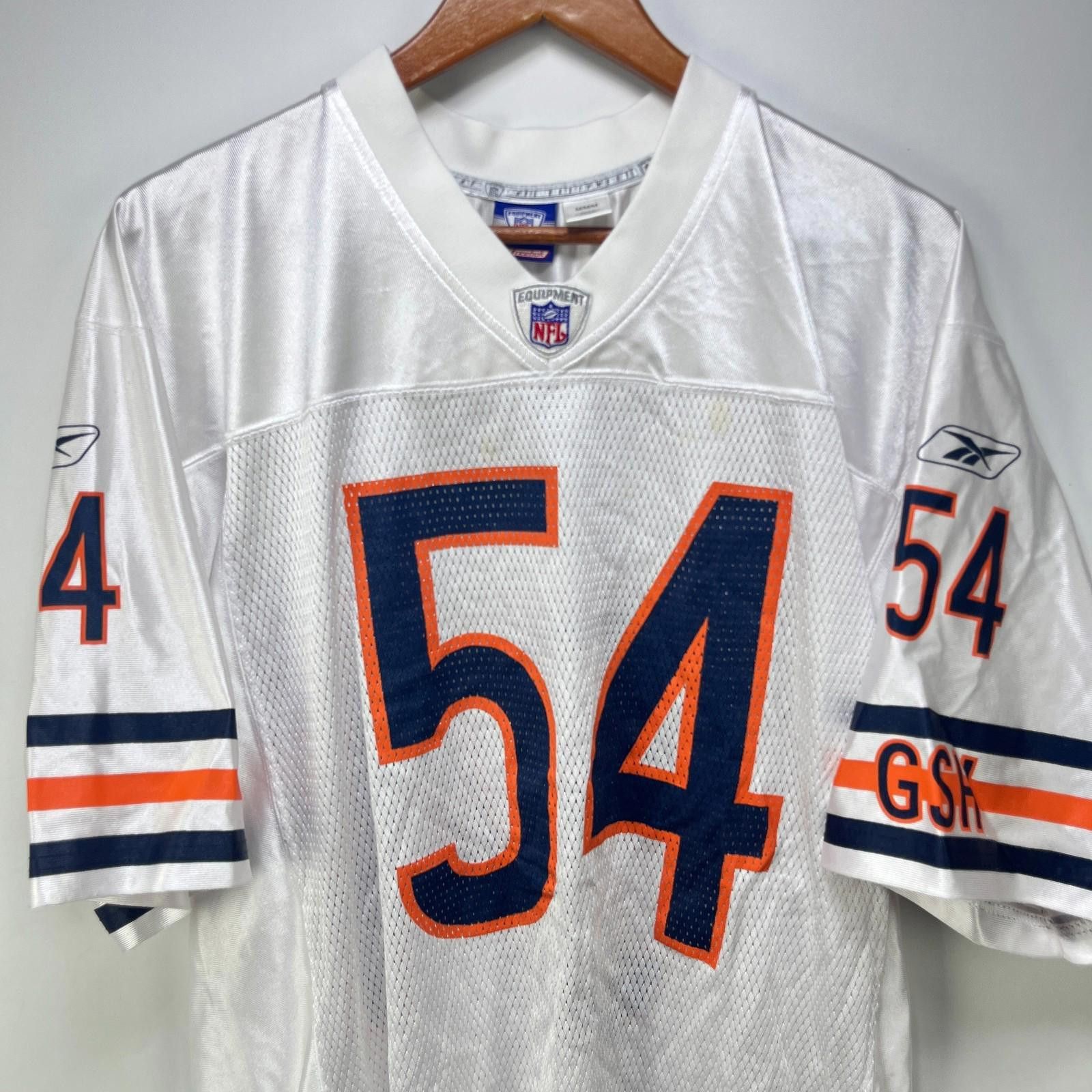 Reebok Vintage NFL Brian Urlacher Jersey Medium Chicago Bears Size ONE SIZE - 2 Thumbnail