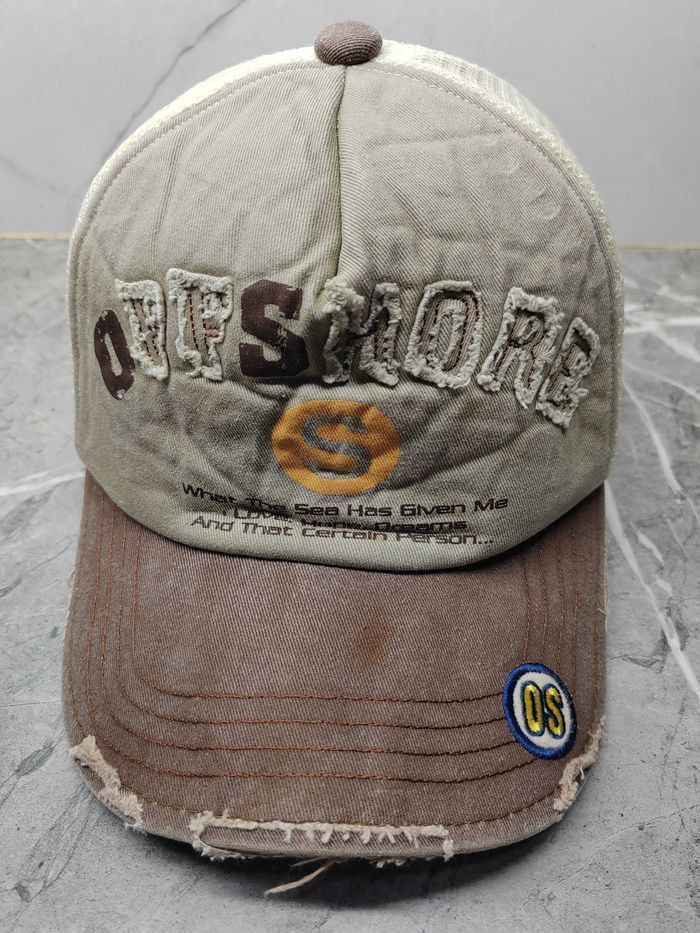 Japanese Brand Vintage Offshore Distressed Style Cap Hat Size ONE SIZE - 2 Thumbnail