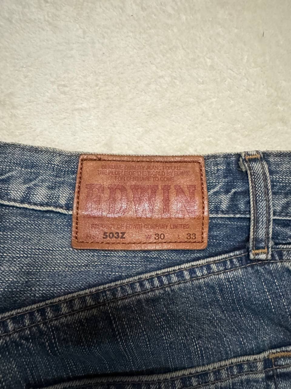 Edwin LOOSE Edwin 503 Rebel Insane Rusty Mudwash Distressed Jeans Size US 29 - 20 Thumbnail