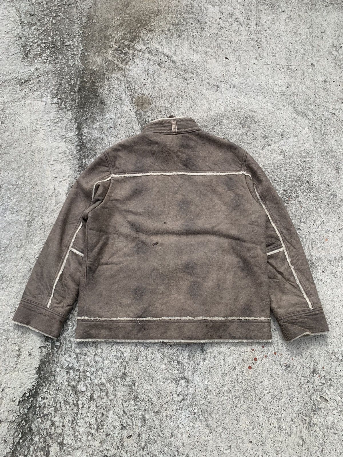 Hang Ten Hang Ten Leather Fur Jacket Size US L / EU 52-54 / 3 - 4 Thumbnail