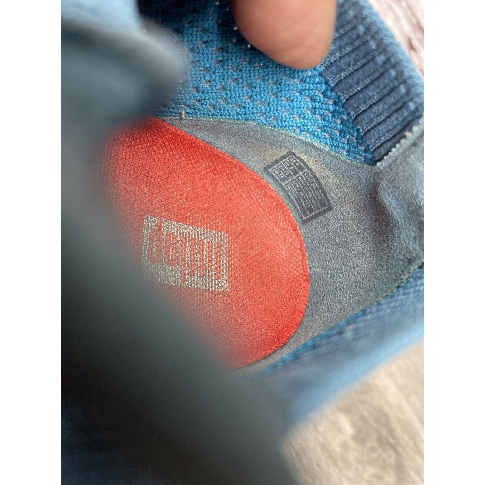 Other FITFLOP UBERKNIT Teal Blue Stretch Knit Mesh Wedge Sneakers Size US 6 / IT 36 - 10 Thumbnail