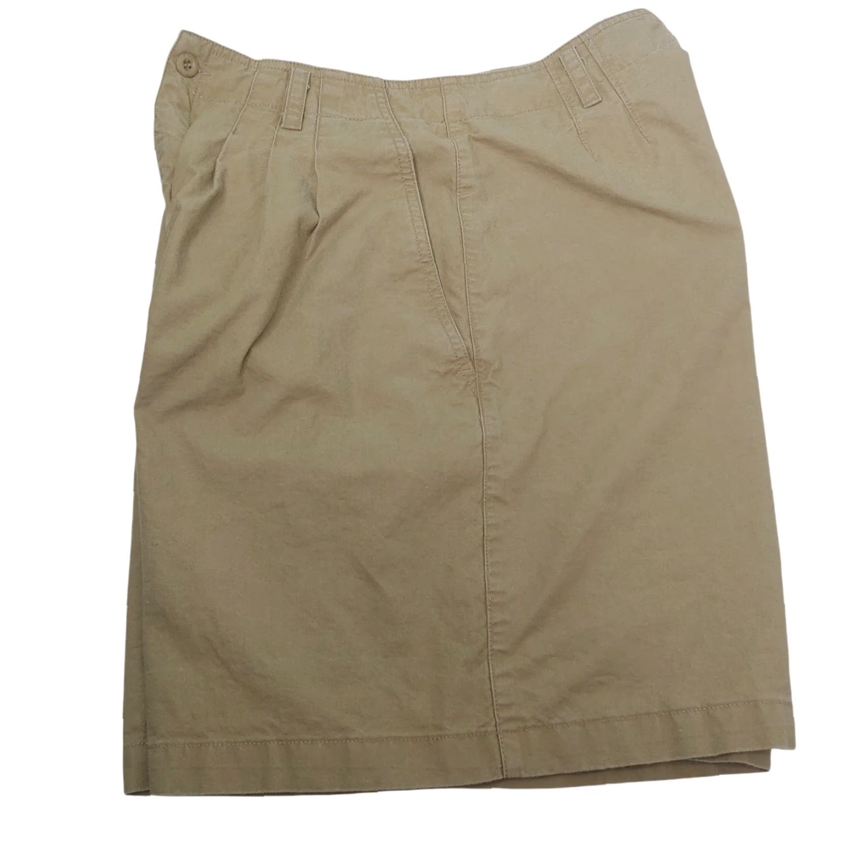 Vintage VINTAGE LL Bean Bermuda 90s Women 16 28" Short Pleated Beige Hiking EUC Pants Women Size 38" / US 16 / IT 52 - 4 Thumbnail