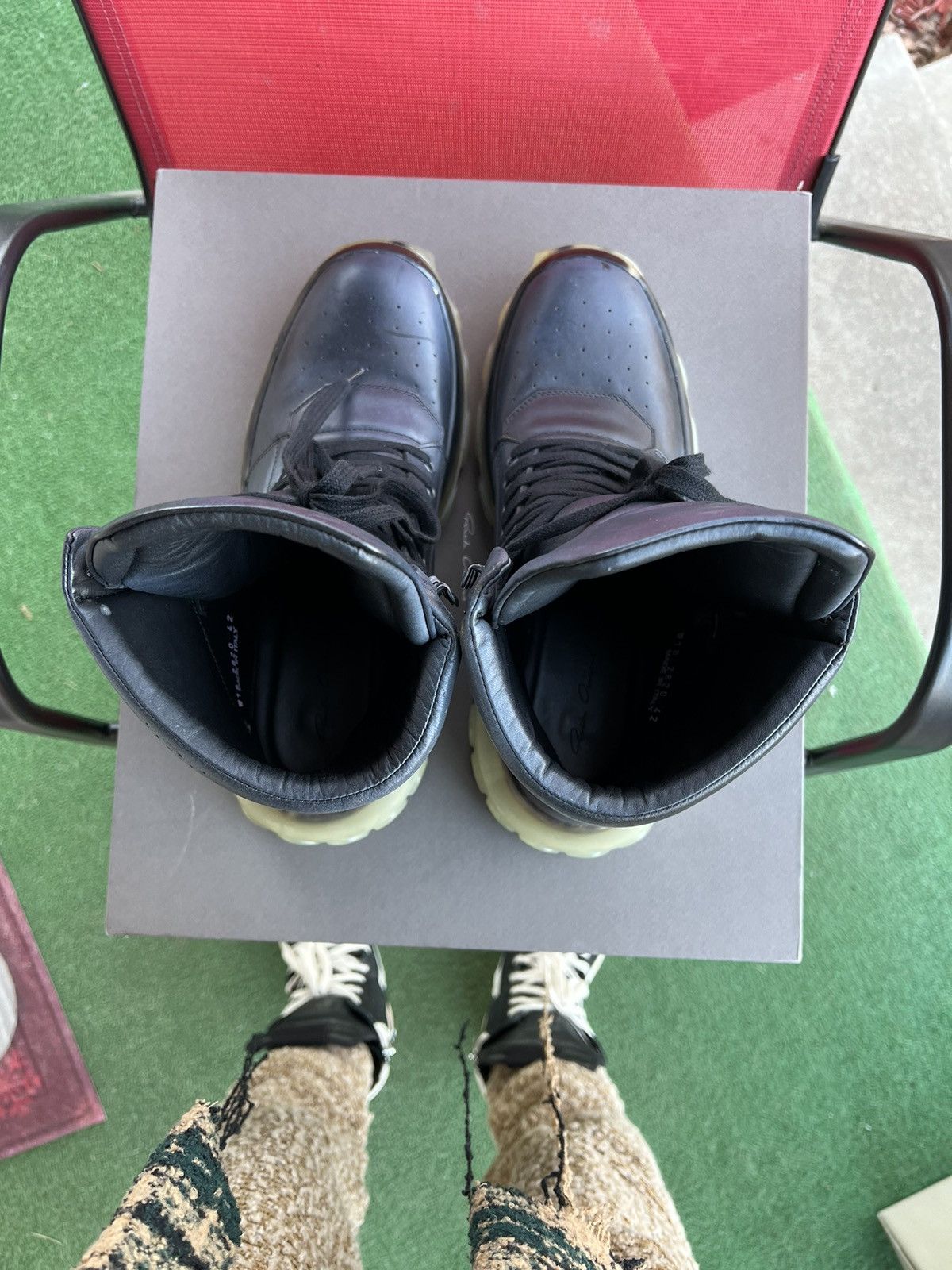 Rick Owens 2018 Tractor Dunks Gradient Black Size US 9 / EU 42 - 6 Thumbnail