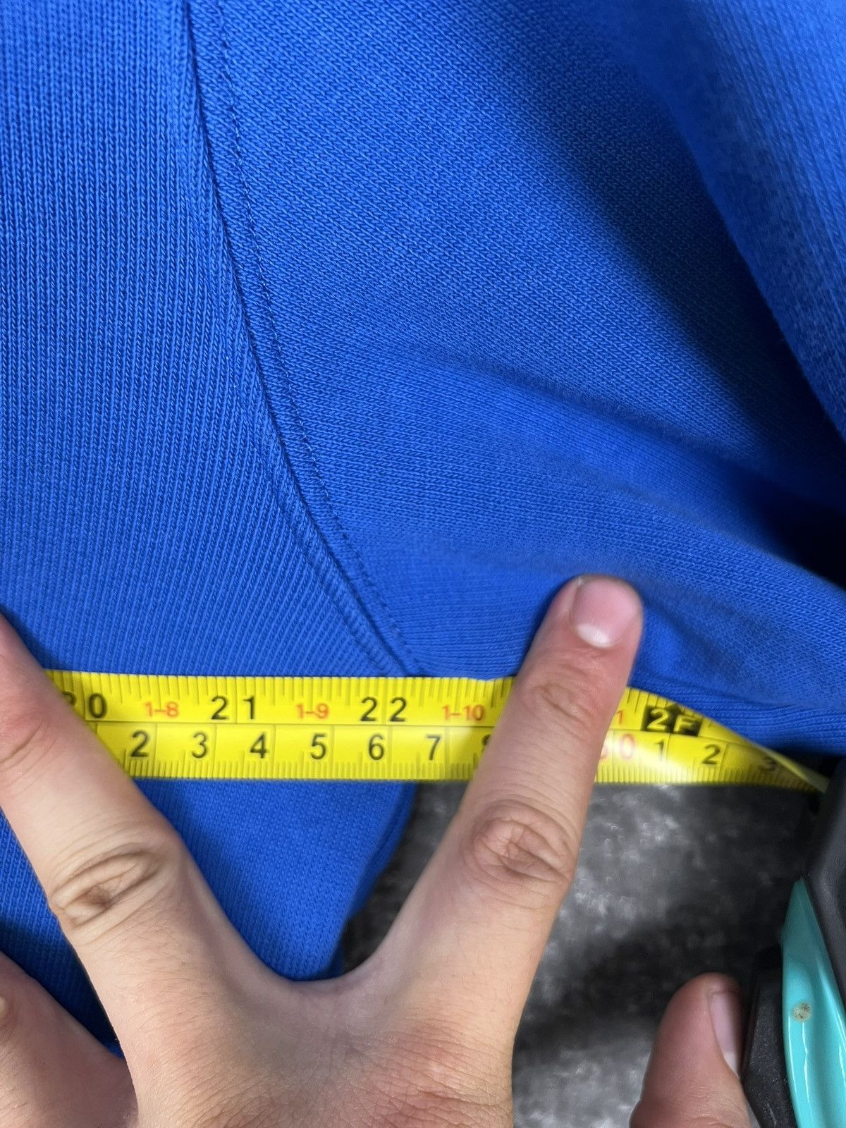 Balenciaga Balenciaga Men’s Blue Zip Up Small Logo Hoodie Size US L / EU 52-54 / 3 - 2 Thumbnail