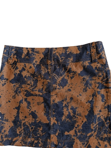 Japanese Brand Cinema Club Mini Skirts Tie Dye Style Japanese Brand Size 29" - 4 Thumbnail