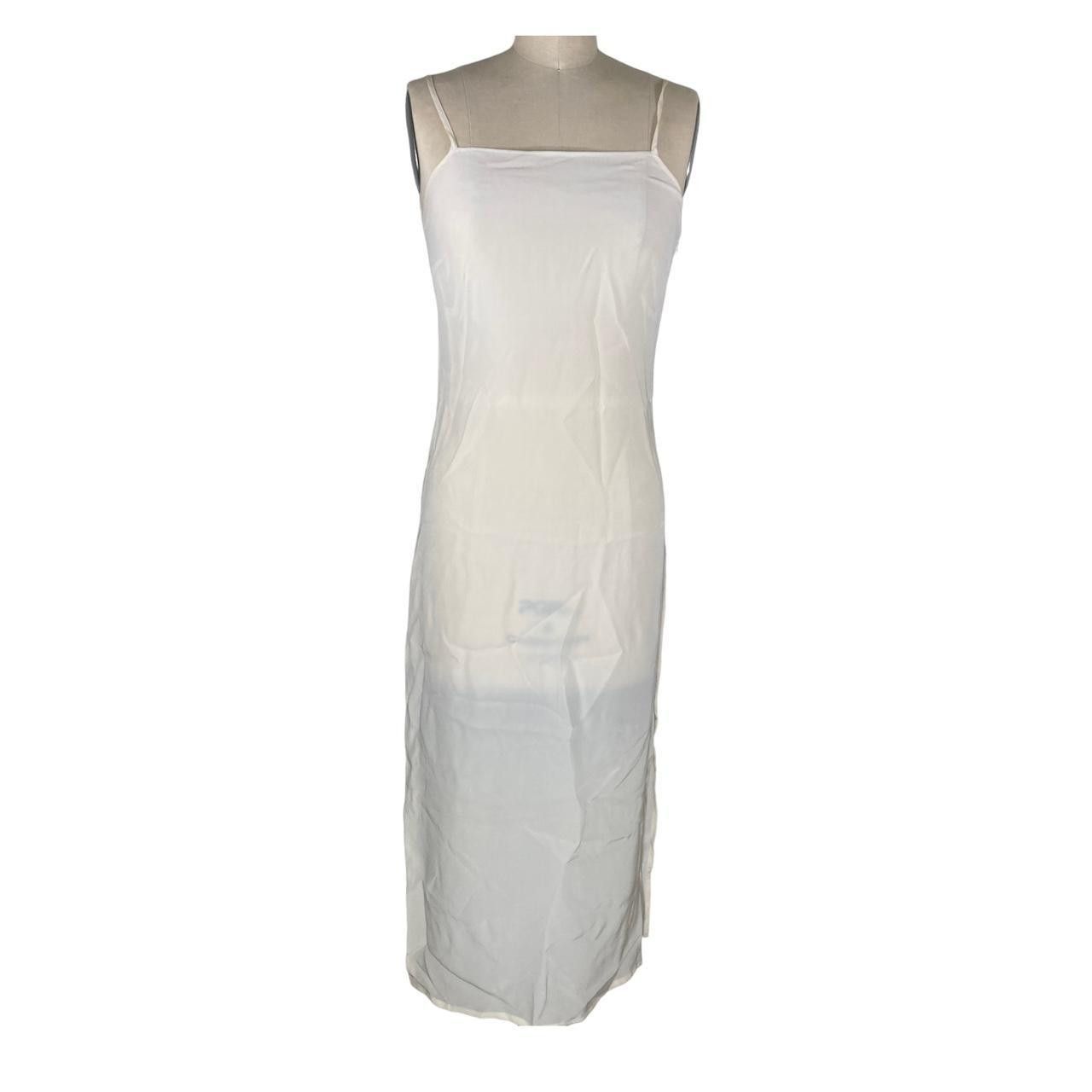 Gianfranco Ferre gianfranco ferré 90s black & white crochet mesh maxi dress Size S / US 4 / IT 40 - 3 Thumbnail
