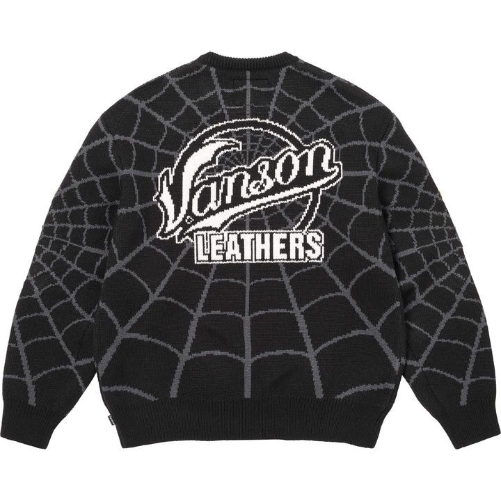 Supreme × Vanson Leathers Supreme Vanson Leathers Spider-Man Sweater Size US L / EU 52-54 / 3 - 2 Thumbnail