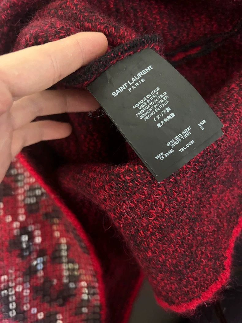Hedi Slimane Saint Laurent 2013FW Leopard Print Sweater- Size US S / EU 44-46 / 1 - 5 Thumbnail