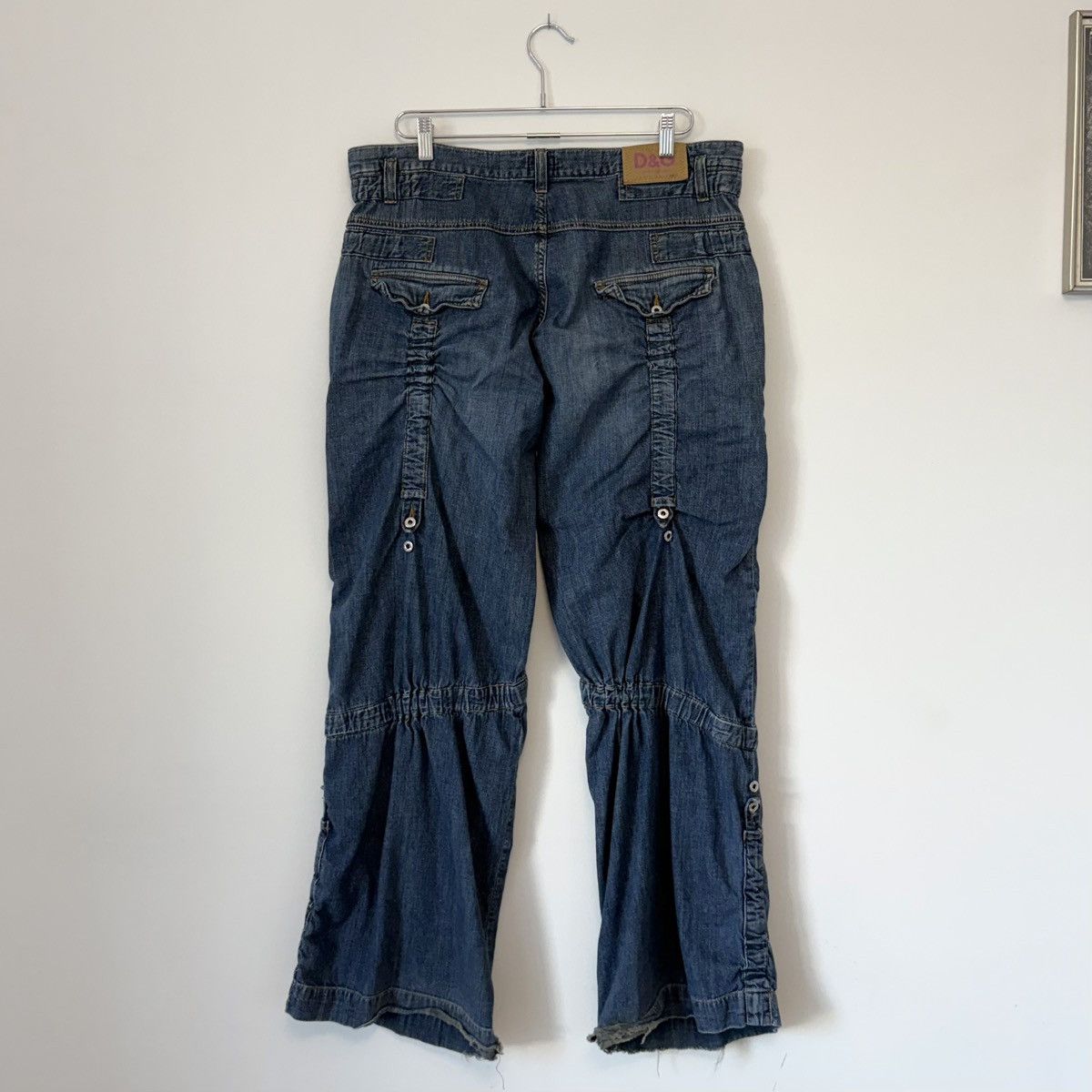 Dolce & Gabbana Vtg Dolce & Gabbana SS2004 Bondage Rave Baggy Jeans Archival Size US 36 / EU 52 - 10 Thumbnail