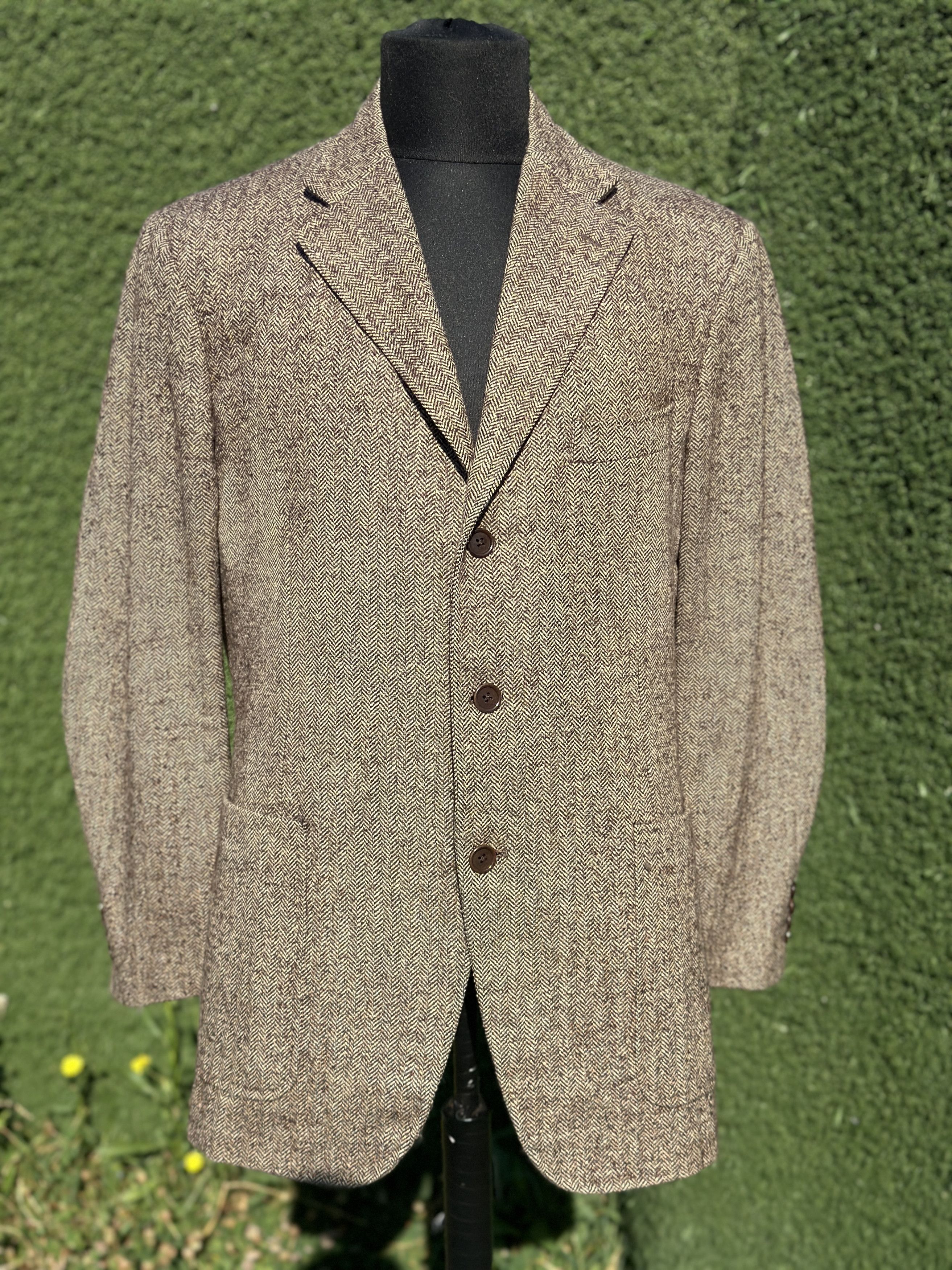 Burberry Burberry London Tweed Tux Suit Tuxedo Formal Jacket Size 52 Size 52R - 7 Thumbnail
