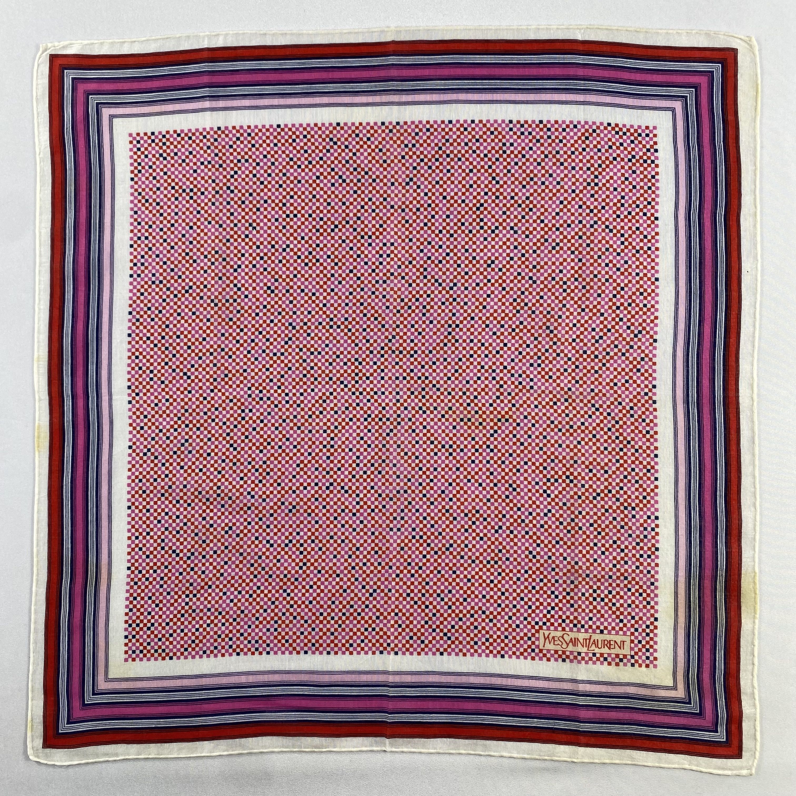 Vintage Yves Saint Laurent Handkerchief / Neckerchief-P1381 Size ONE SIZE - 1 Thumbnail