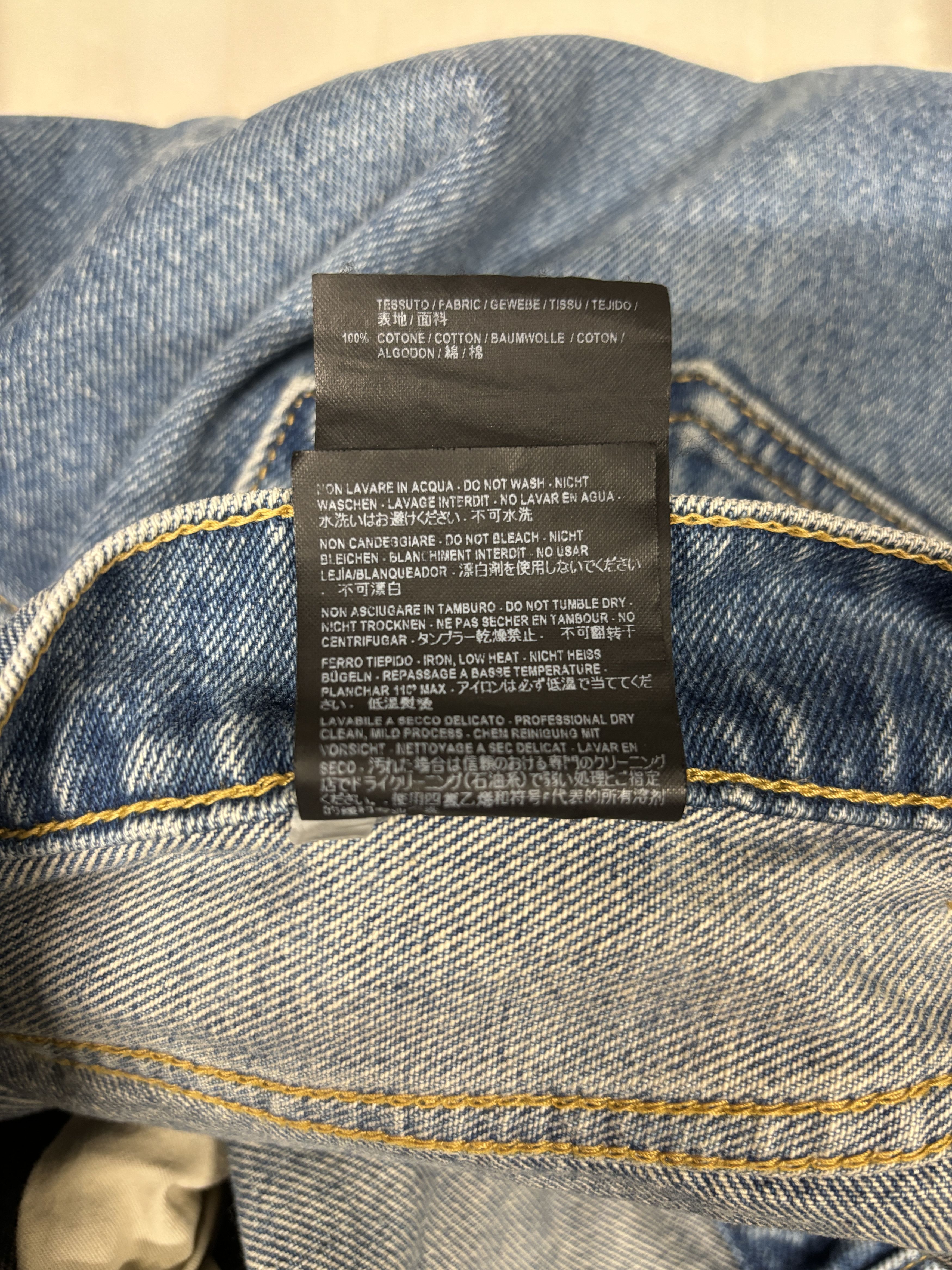 Balenciaga ⚡️QUICK SALE⚡️2017 Balenciaga by Demna Blue Jeans Denim Size 29" - 9 Thumbnail