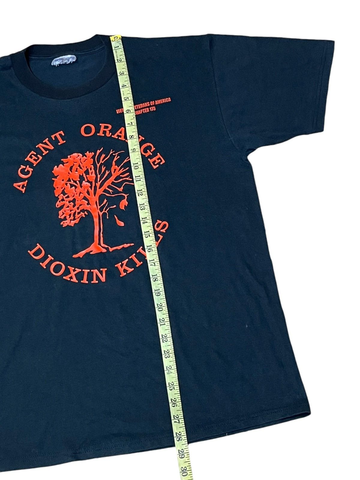 Vintage ARMY🔥VINTAGE Y2K AGENT ORANGE DIOXIN KILLS T SHIRT Size US L / EU 52-54 / 3 - 10 Thumbnail