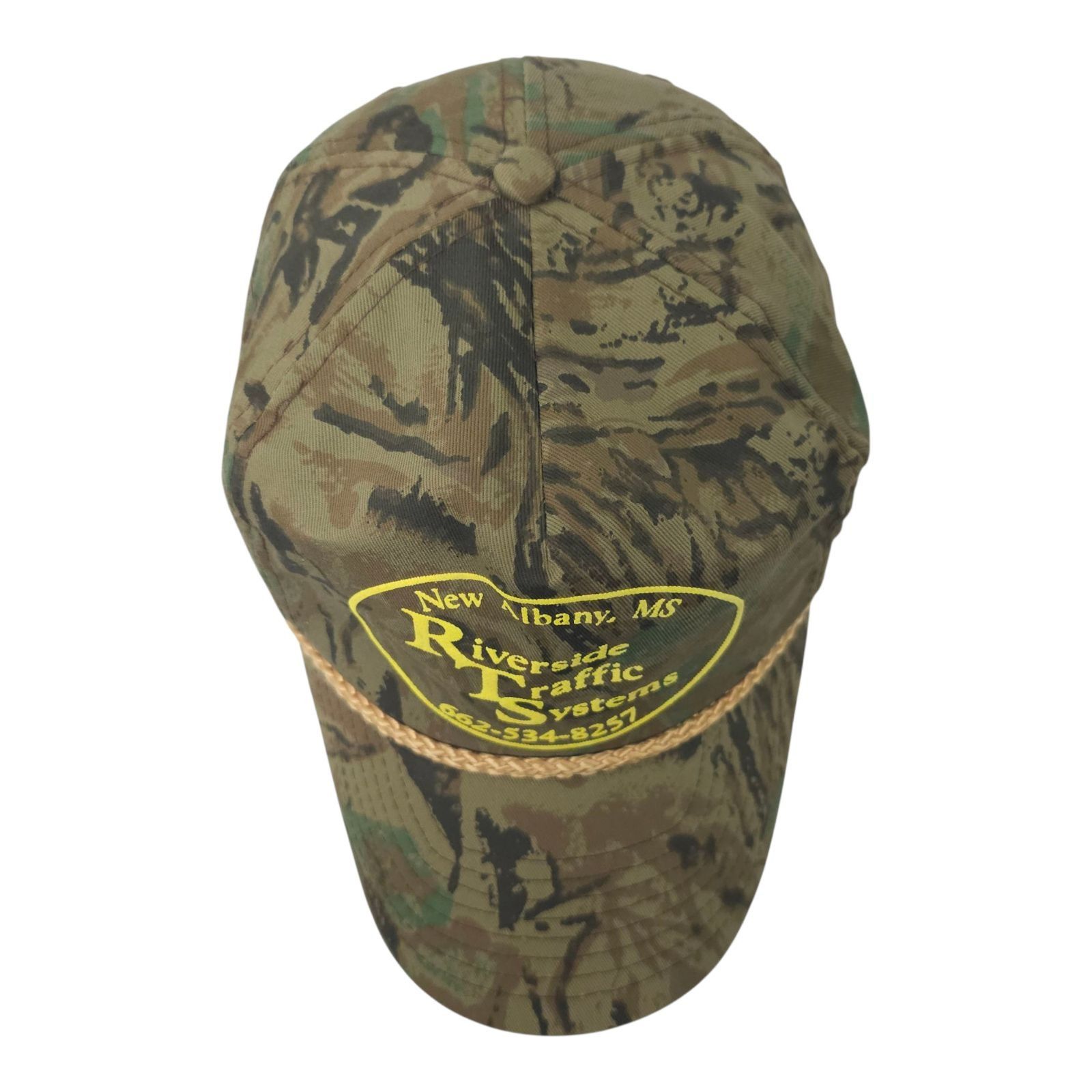 Other Riverside Traffic Systems Camo Rope Snapback Cap Trucker Hat Size ONE SIZE - 6 Thumbnail