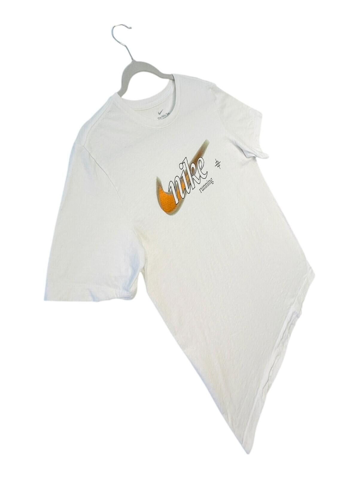 Nike Nike Running T-Shirt Men's UK Size M White Graphic Print Size US M / EU 48-50 / 2 - 8 Thumbnail