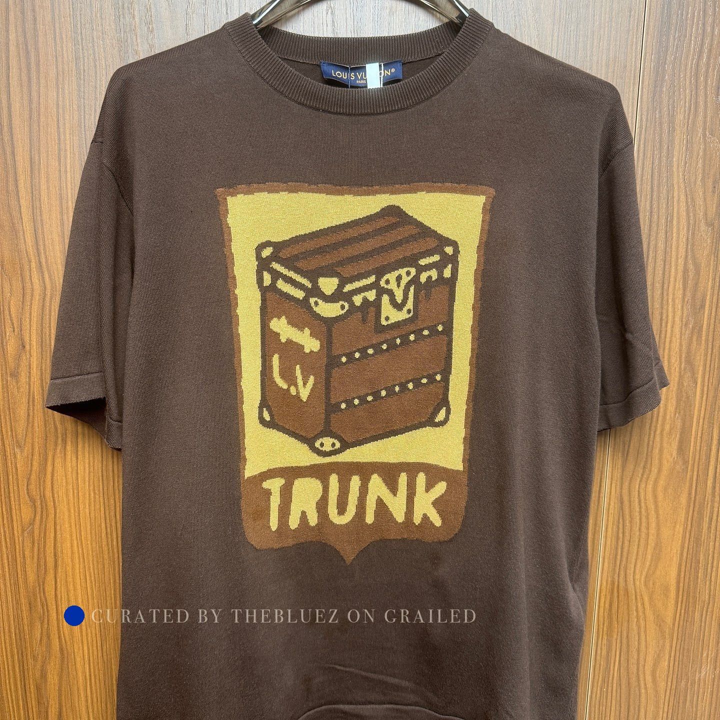 Louis Vuitton Brown Trunk Graphic Short Sleeve Shirt Size US M / EU 48-50 / 2 - 1 Thumbnail