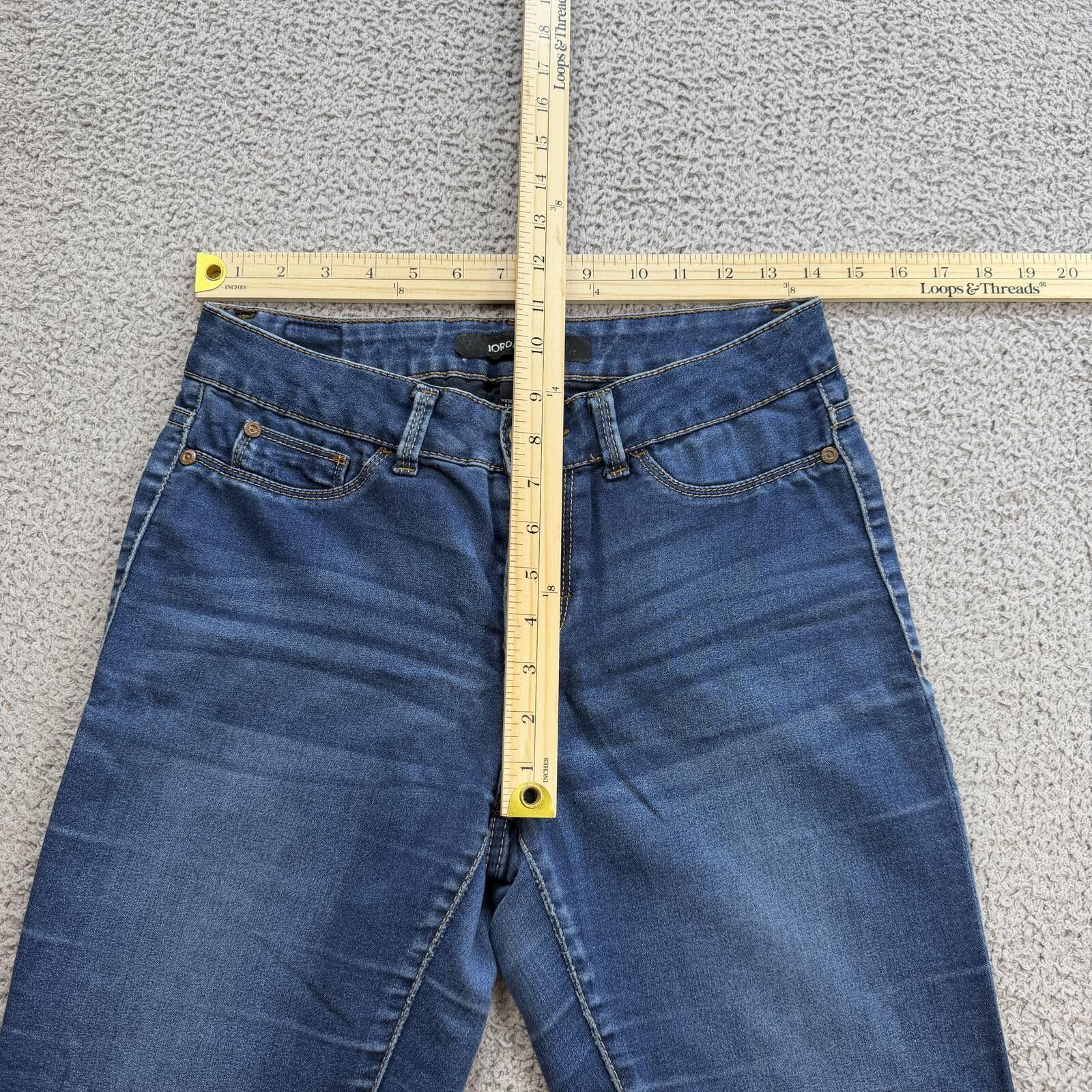 Jordache Women’s Jordache Skinny Jeans 4 Stretch Denim Medium Wash Size 27" / US 4 / IT 40 - 3 Thumbnail