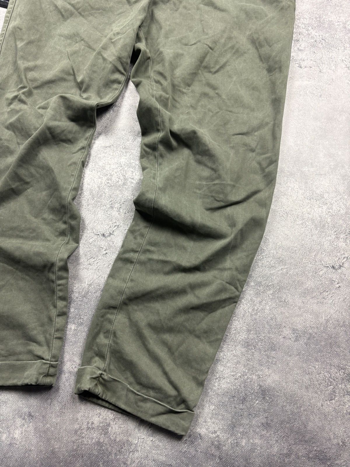 Vintage RAFFAELLO ROSSI Vintage Navy Green Hype Casual Pants Rare Size 32" / US 10 / IT 46 - 2 Thumbnail