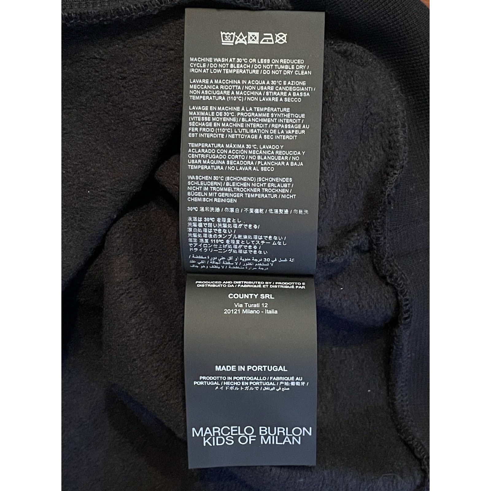 Marcelo Burlon Marcelo Burlon Kids of Milan Monster Bull Black Sweatshirt Size XL / US 12-14 / IT 48-50 - 8 Thumbnail