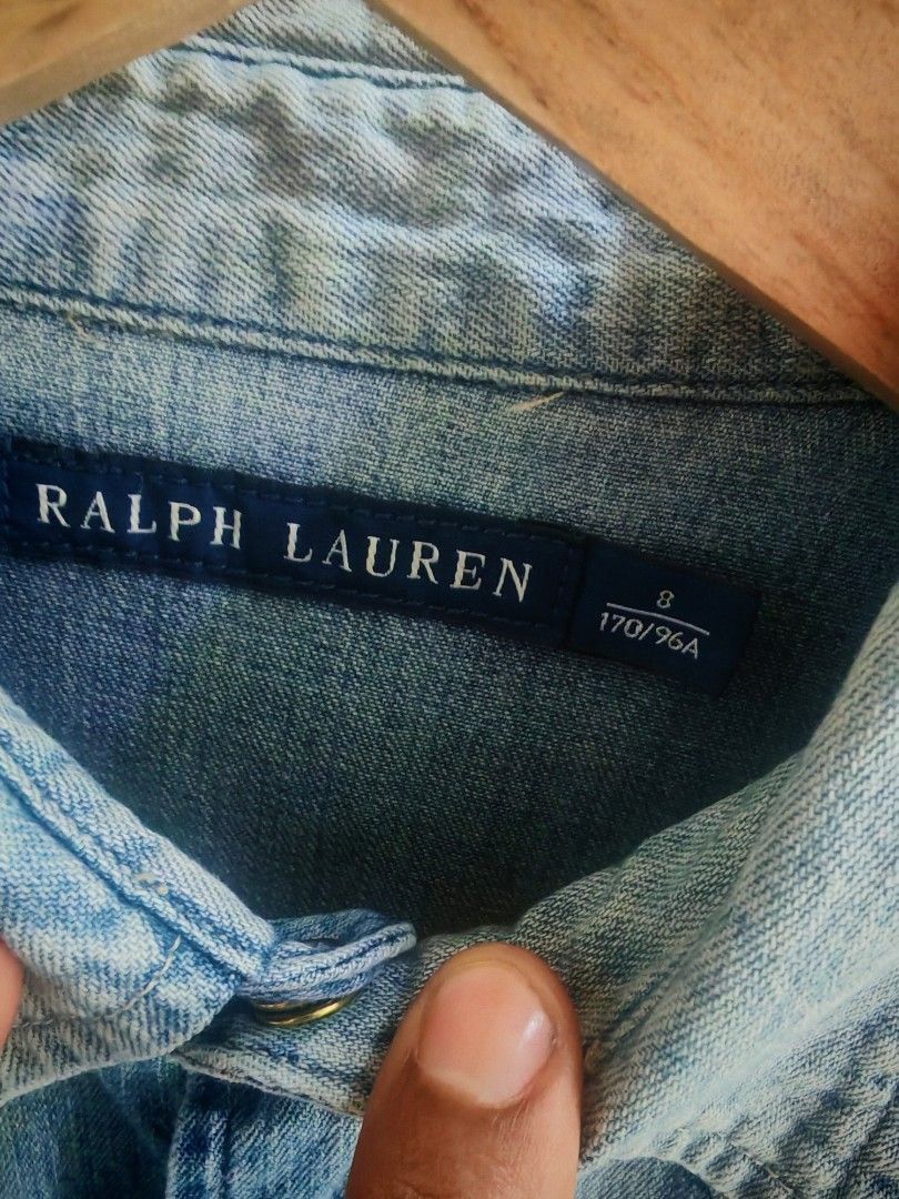 Ralph Lauren Ralph Lauren Western Denim Shirt Gold Snap Size US M / EU 48-50 / 2 - 6 Thumbnail