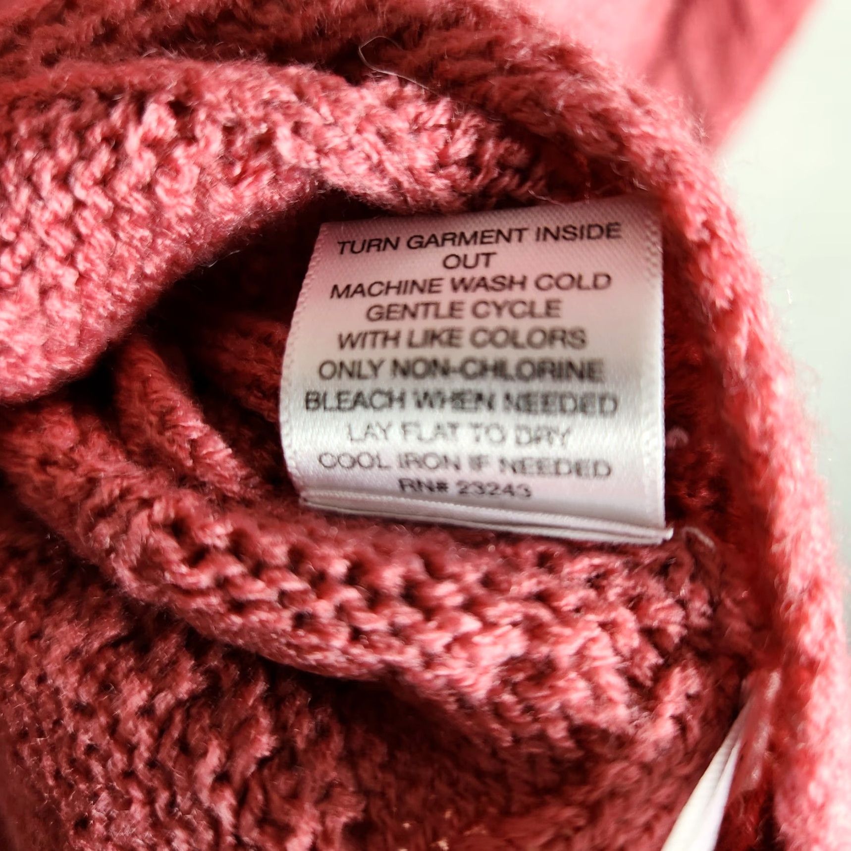 Vintage SOHO NY&C Rose Pink Boatneck Cable Knit Lightweight Sweater L - Womens Pullover Knit Classic Dolman Sleeve Boat Neck Size L / US 10 / IT 46 - 7 Thumbnail