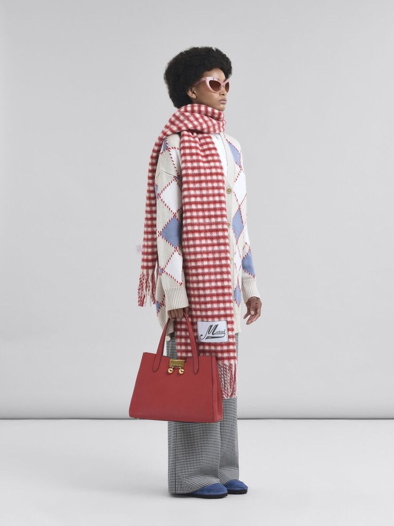 Marni o1f1d3z0326 Wool Argyle Cardigan in Multicolor Size L / US 10 / IT 46 - 5 Thumbnail