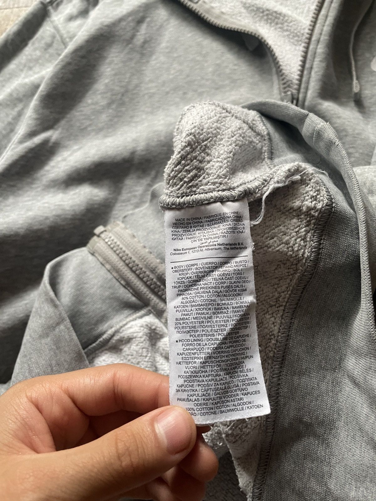 Nike Vintage Nike Zip-Up Hoodie Swoosh Y2K 90S rare hype Size US S / EU 44-46 / 1 - 8 Thumbnail