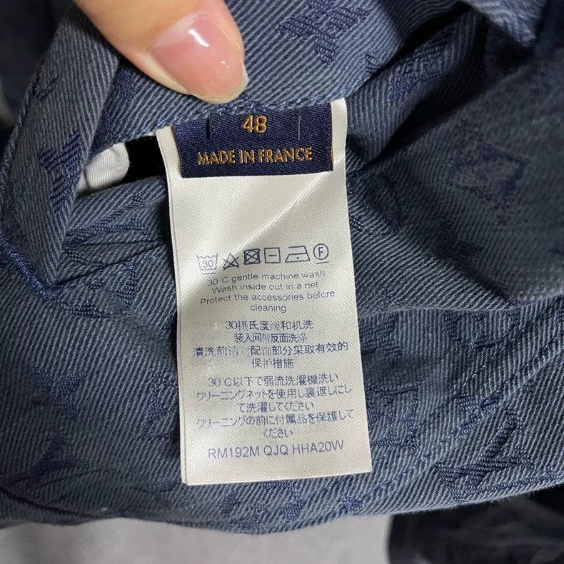 Louis Vuitton Louis Vuitton Blue logo printed single-breasted long-sleev Size US M / EU 48-50 / 2 - 4 Thumbnail