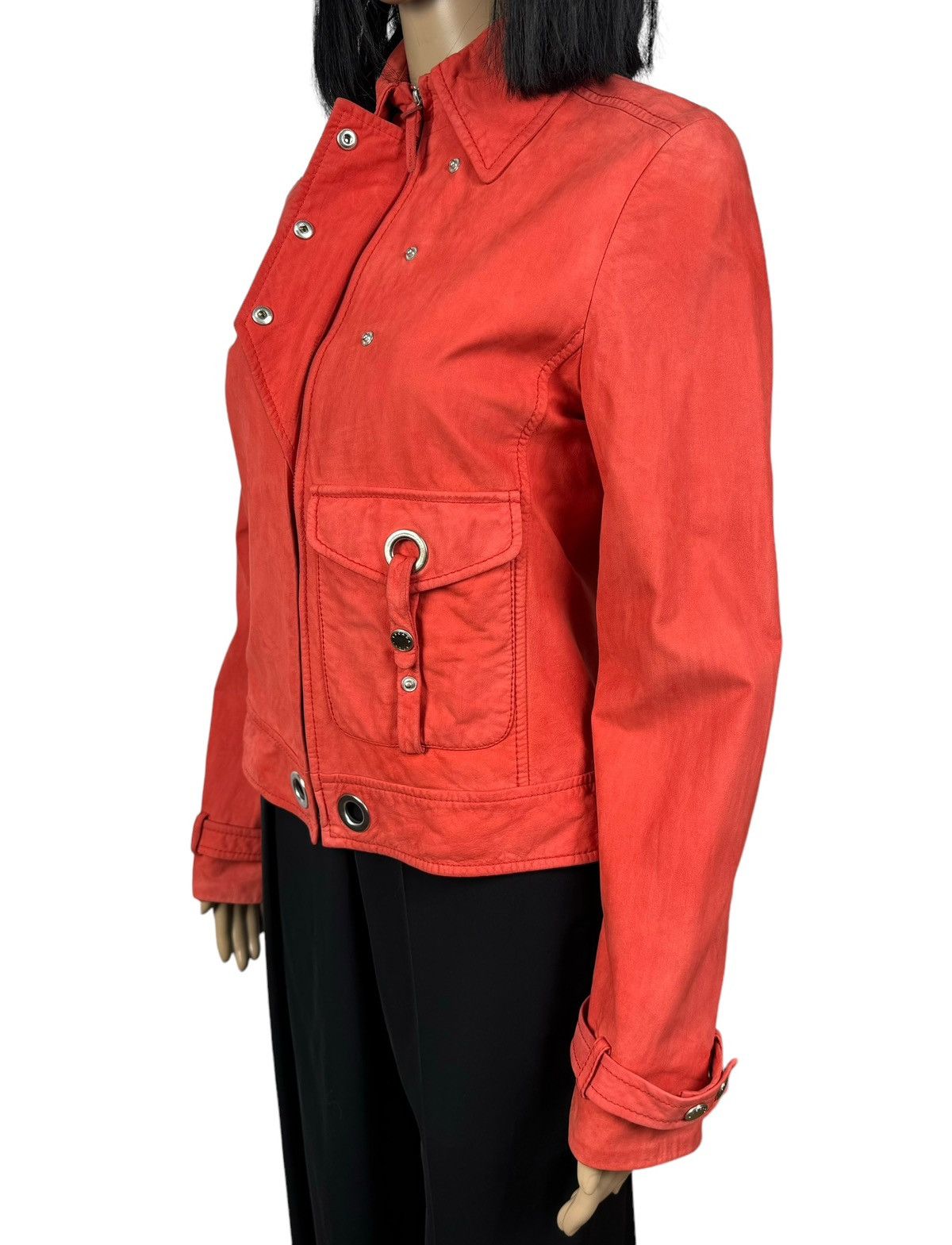 Escada Sport Escada Sport Genuine Calf Leather Nubuck Jacket size 34 Size XS / US 0-2 / IT 36-38 - 6 Thumbnail