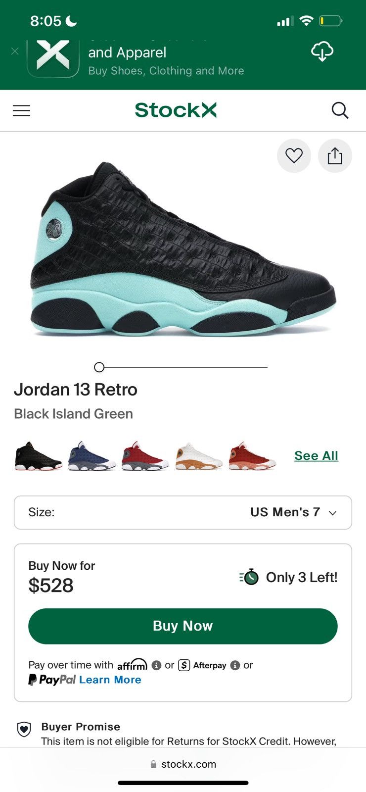 Jordan Brand Jordan island block 13s Size US 7 / EU 40 - 9 Thumbnail