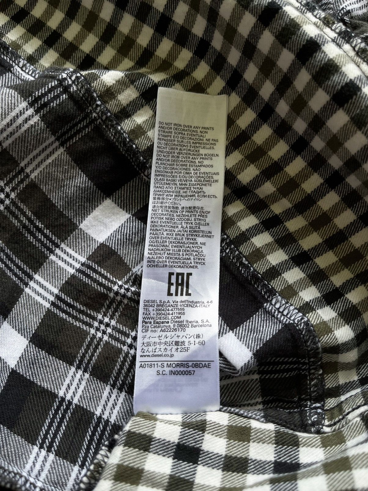 Diesel Diesel Archive Reconstructed Multi-Plaid Patchwork Shirt Size US M / EU 48-50 / 2 - 5 Thumbnail