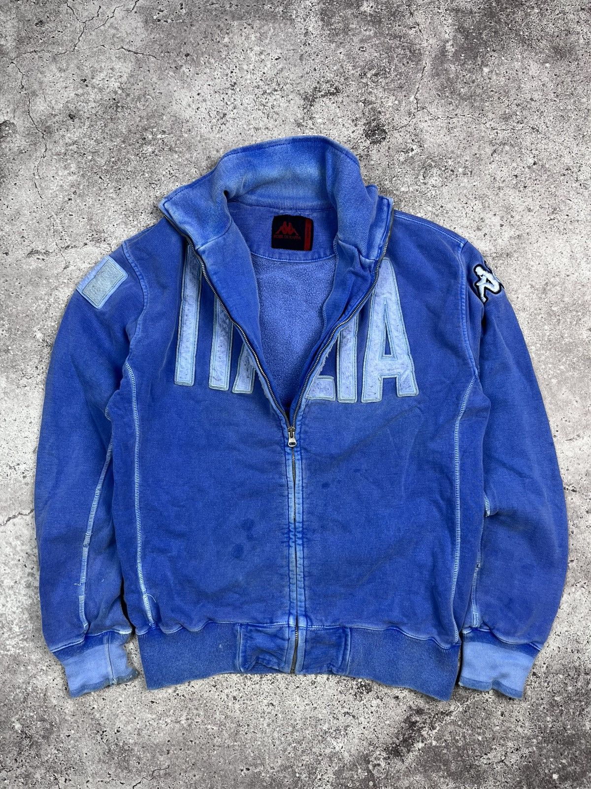 Kappa RARE! Vintage Kappa Italia Zip Up Hoodie Size L Mens Footbal Size US L / EU 52-54 / 3 - 4 Thumbnail