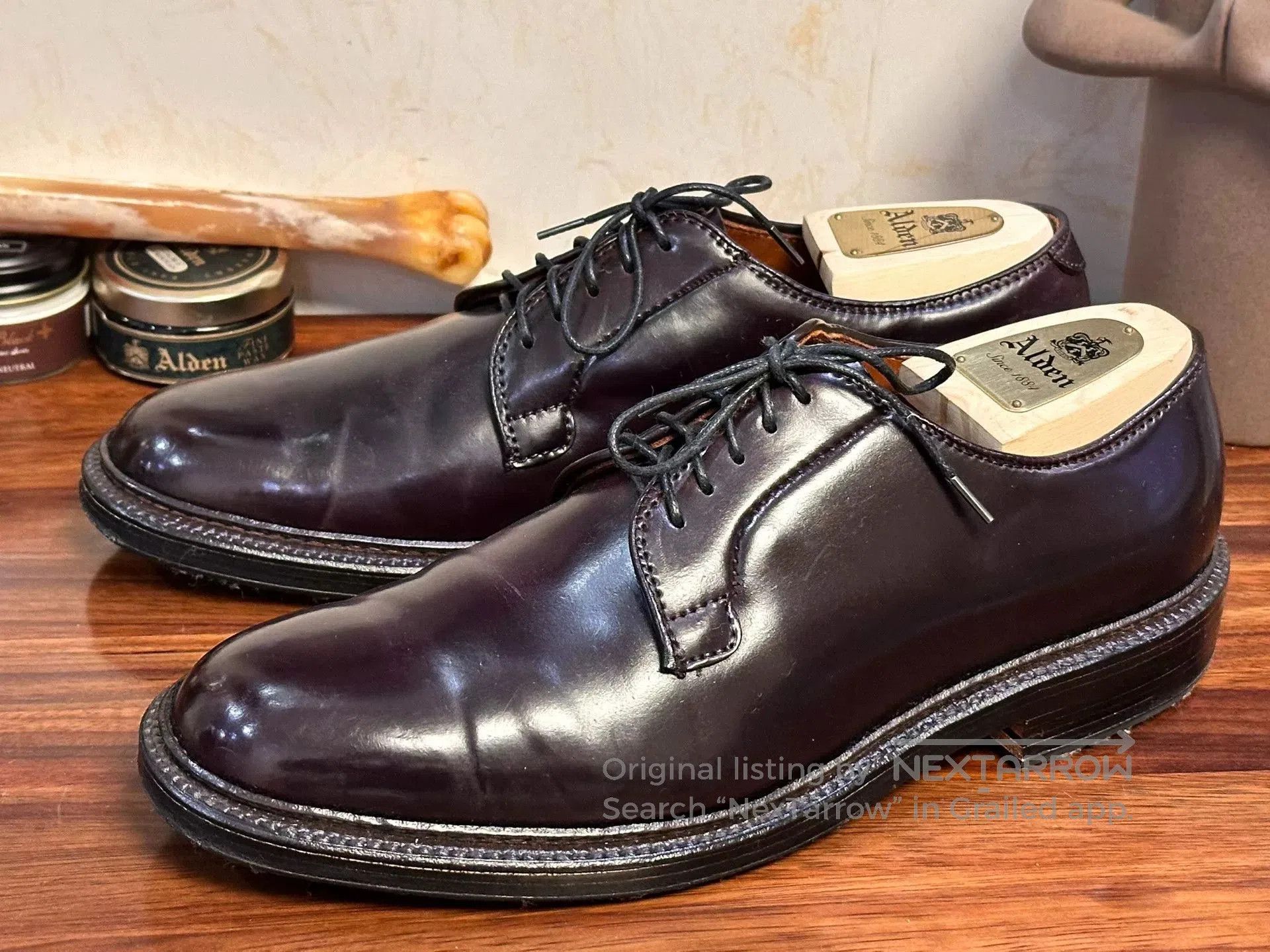 Alden Alden PTB 990 Shell Cordovan. Size US 8.5 / EU 41-42 - 3 Thumbnail