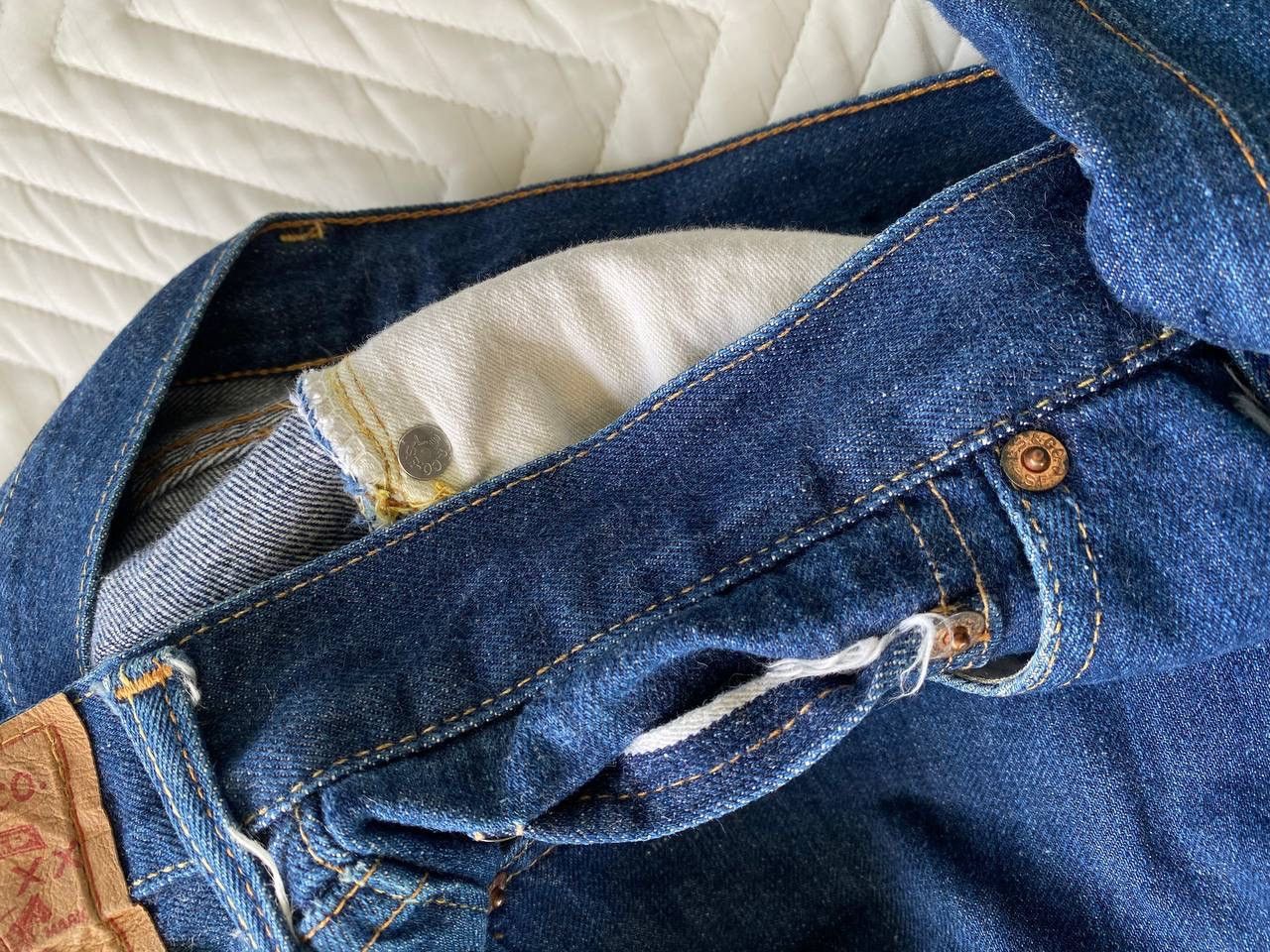 Levi's True Vintage 70s Levis Lot 505 Redline Selvedge Jeans Size US 37 - 10 Thumbnail