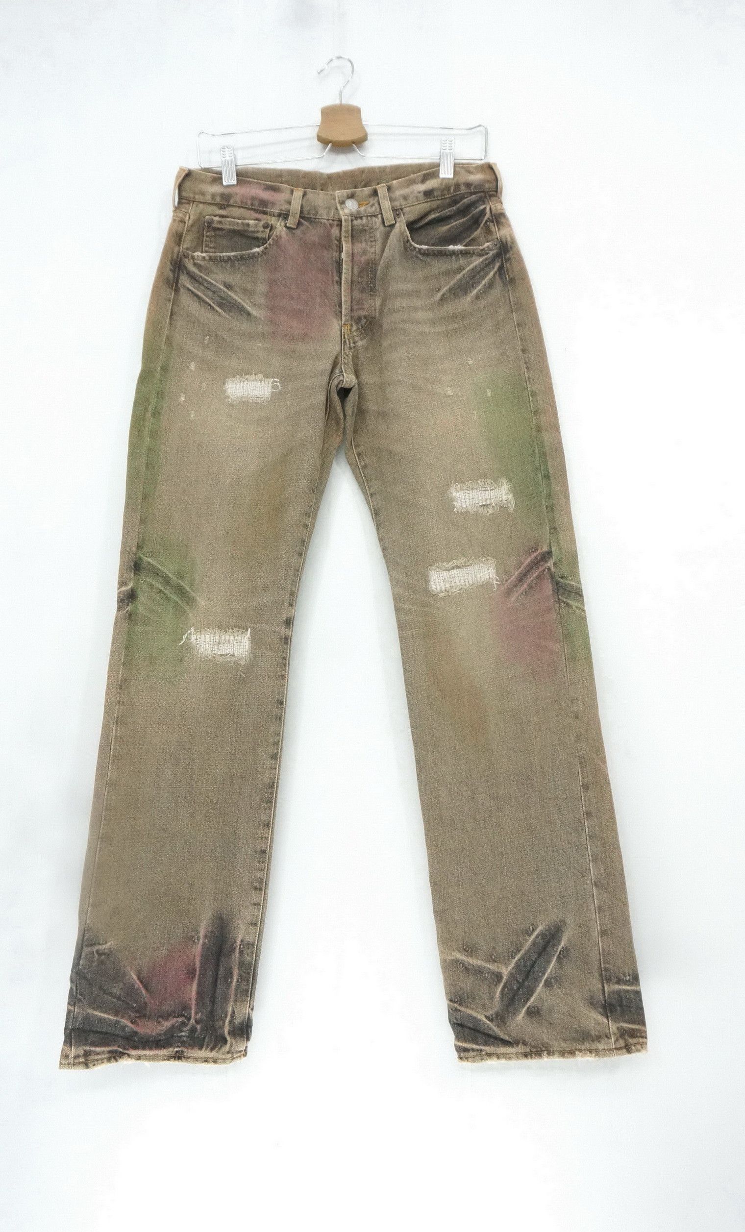 Takeo Kikuchi TAKEO KIKUCHI Distressed Vintage Jeans Size US 30 / EU 46 - 1 Thumbnail
