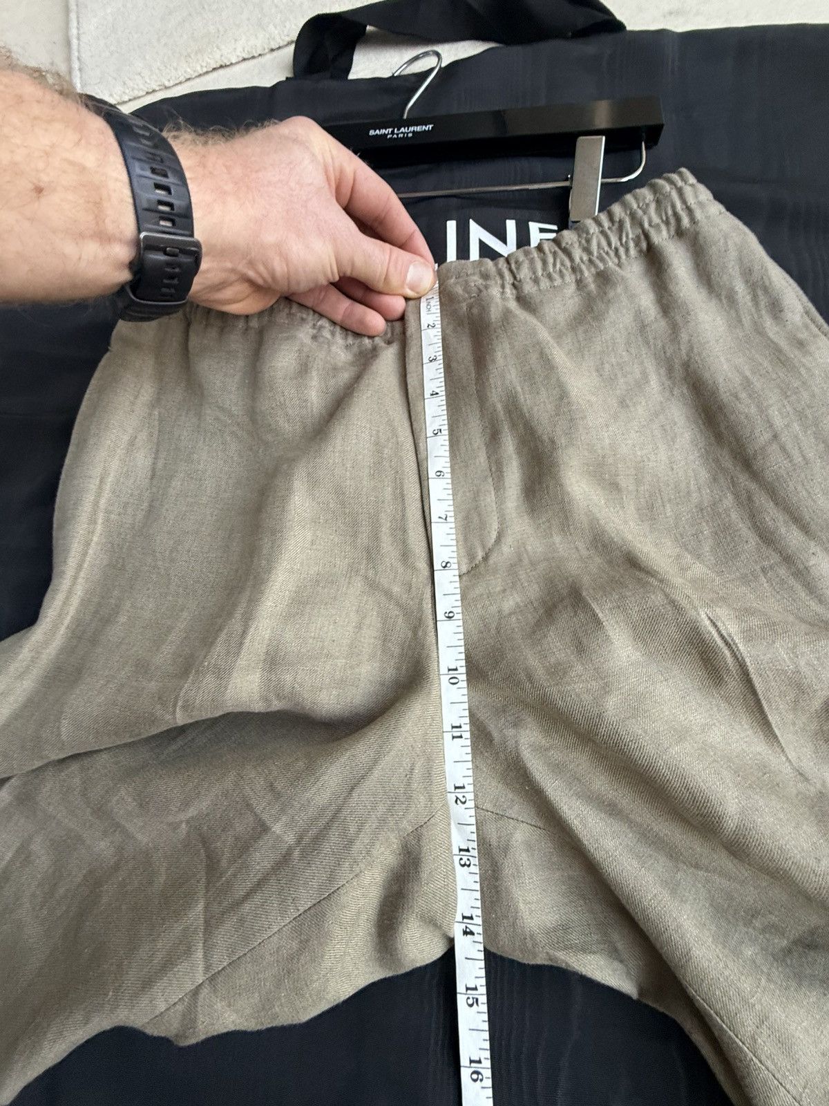 Z Zegna $1.1k+ Zegna Oasi Lino shorts 46 BNWT green khaki grail 46 Size US 30 / EU 46 - 12 Thumbnail