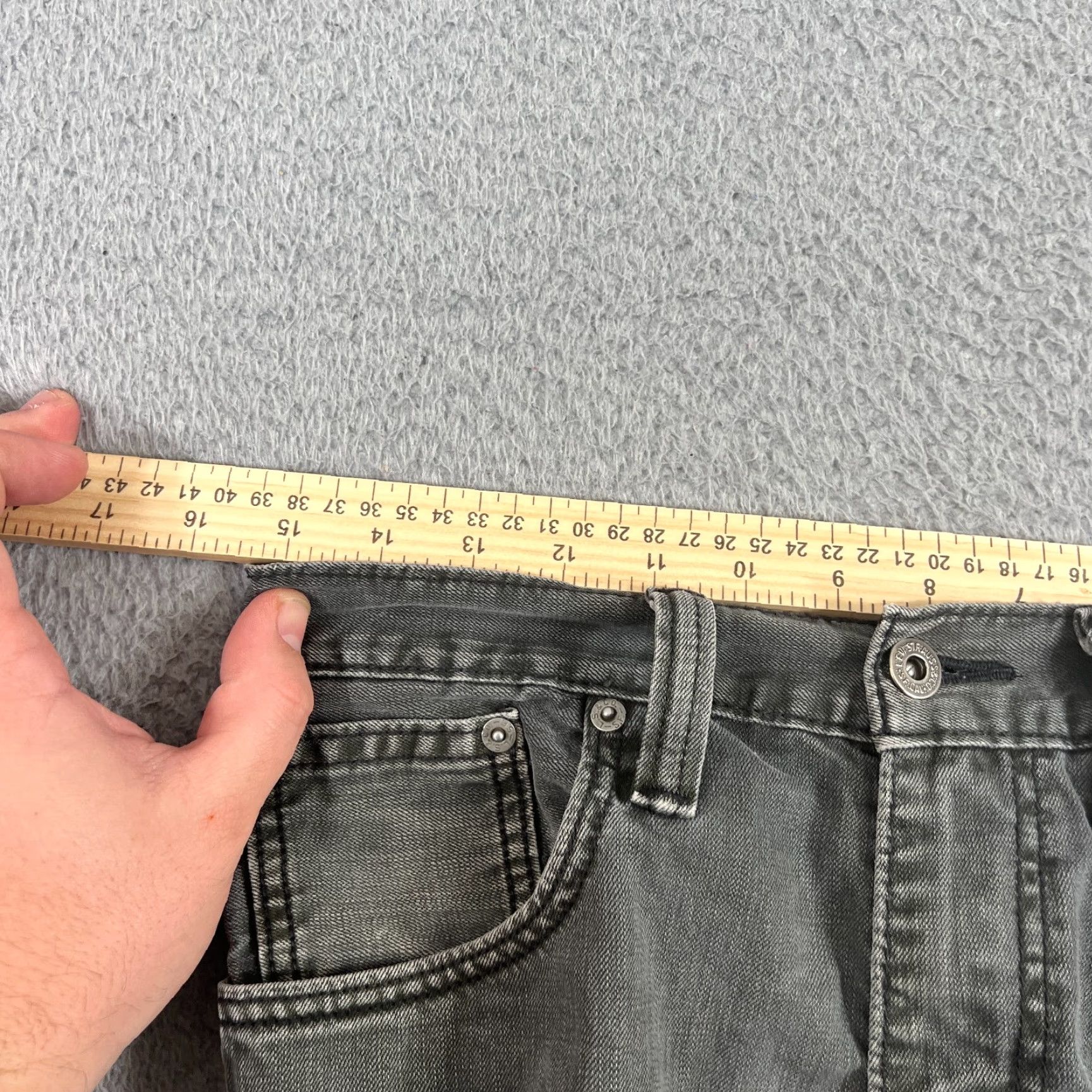 Levi's Levi's 520 Jeans Men's 30x30 Blue Taper Skinny Classic Pants Size US 30 / EU 46 - 6 Thumbnail