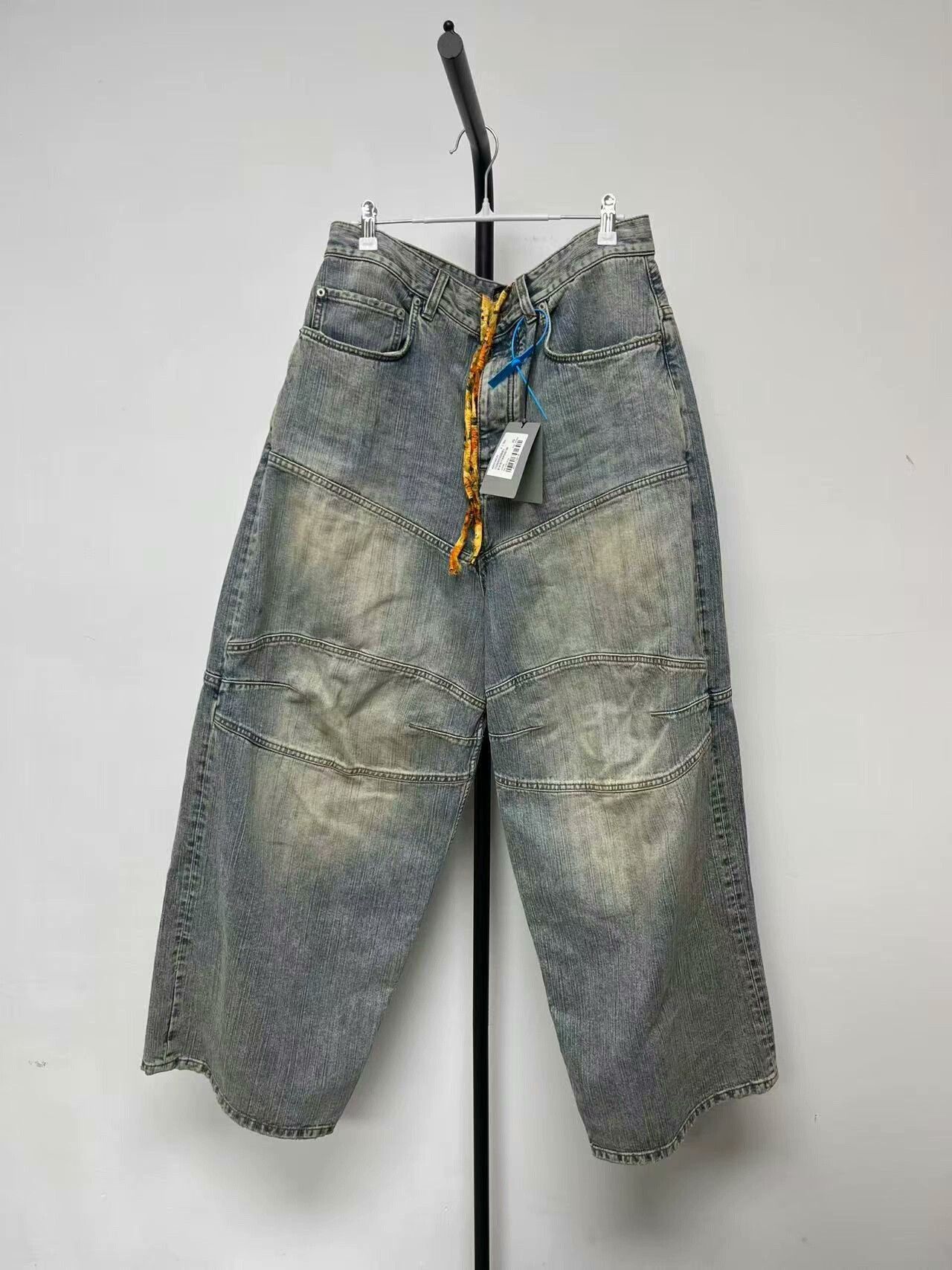 Balenciaga Balenciaga Light Blue Denim Pants XS Size. Size US 26 / EU 42 - 1 Thumbnail