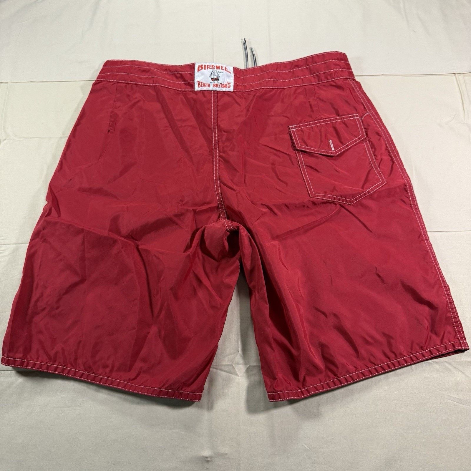 Britches Birdwell Beach Britches Red Nylon Swim Board Shorts Mens 38 Size US 38 / EU 54 - 5 Thumbnail